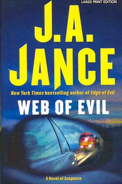 Web of Evil: A Novel of Suspense (Large Print Press) Paperback
