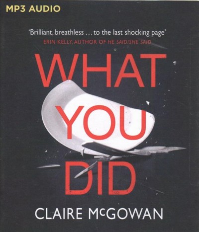 What you did / Claire McGowan ; narrated by Pearl Hewitt and Karen Cass.